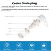 ORTREE Threaded Drain Plug Assembly with Plastic Tethered Cap,Suitable for