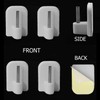 EVIDECO French Home Goods Self Adhesive Hooks Sash Rod Kitchen