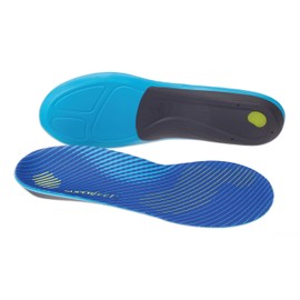 Performance Insole Active Support Medium Arch Running Walking Shock Absorbing Cushioned Deep Heel Cup Carbon Stabilizer