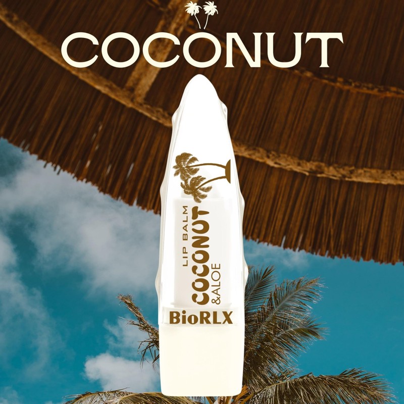 BioRLX Coconut Oil Lip Balm - Natural Hydration with Coconut’s