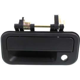 For Isuzu Rodeo 1998-2004 Exterior Door Handle Front, Driver Side Textured Black | With Key Hole | Trim: S | IZ1310109 | 8971807910