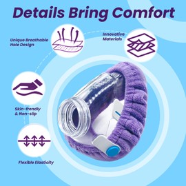 NATAKU 6-Pack Small CPAP Mask Liners Compatible with F20 Full Face Masks Cushion, Comfortable & Reusable Cushioned Mask Cushion Covers, Absorb Facial Oils and Moisture Bring You A Dry Sleep All Night