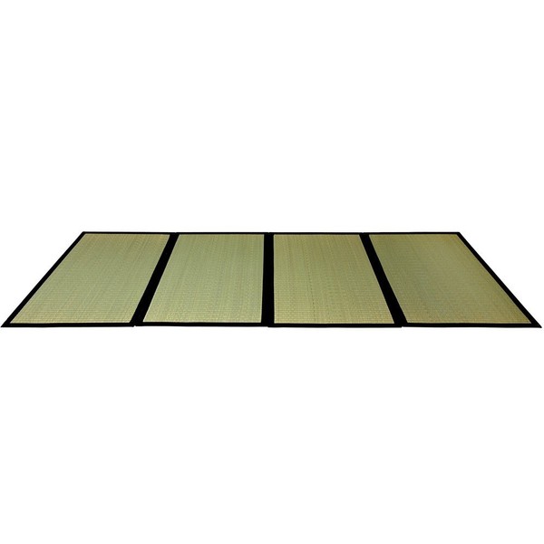 Red Lantern Folding Mat Tatami, 35.4 in (Wide), Natural