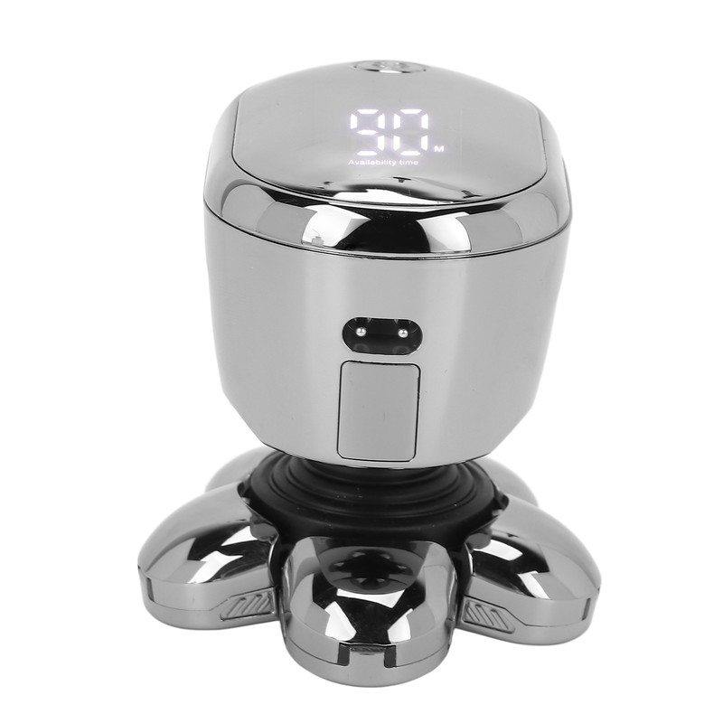 6 in 1 IPX6 Waterproof Electric Head Hair Shaver Automatic