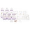MAM Anti-Colic Bottle and Dummy Set, 17 Pieces, Lilac (Designs