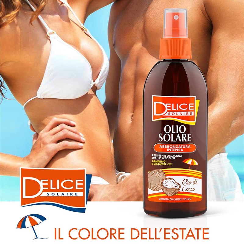 Sun Tanning Oil Intense Coconut And Jojoba Water Resistent UVB/UVA