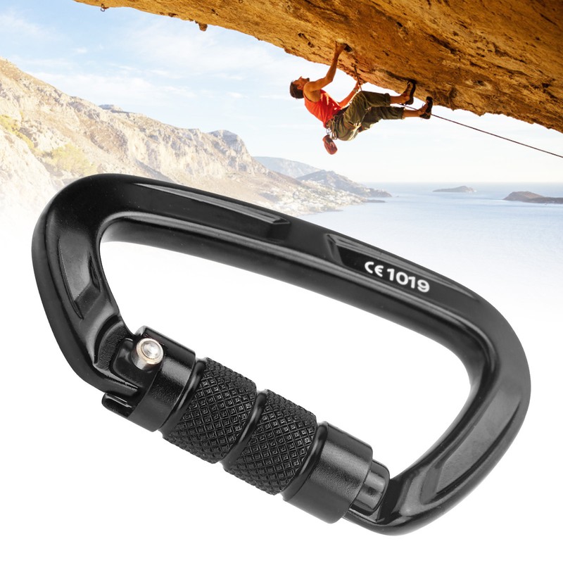 XINDA Carabiner Outdoor Climbing Safety Buckle Fast Downhill D Type