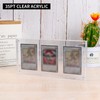Eachbid Magnetic Acrylic Picture Frame Clear Card Protector Collectable 35PT