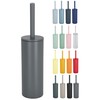 Spirella BATH BRUSH STAINLESS STEEL AKIRA MATT GREY, Metal, 40