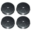 SOS Accessoire Set mit vier runden Kohlefiltern Typ 180 CR300