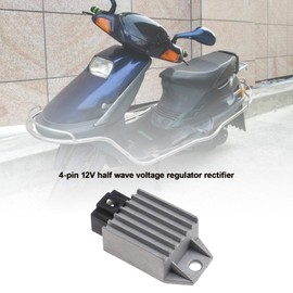 Be In Your Mind Gleichrichter 12V 4 Pin Spannungsregler Gleichrichter Kompatibel mit GY6 Motor 50cc 125cc 150cc Moped Roller ATVs Go Karts Buggy Schmutz Fahrräder