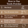 Natural Remineralizing Hydroxyapatite Tooth Powder, Natural Toothpaste Alternative Oral Whitening:_Orange