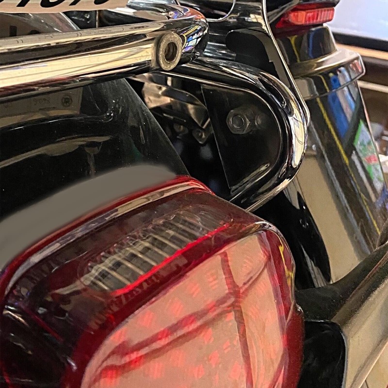 ECOTRIC Detachable Docking Hardware Kit Compatible with 1997-2008 Harley Touring