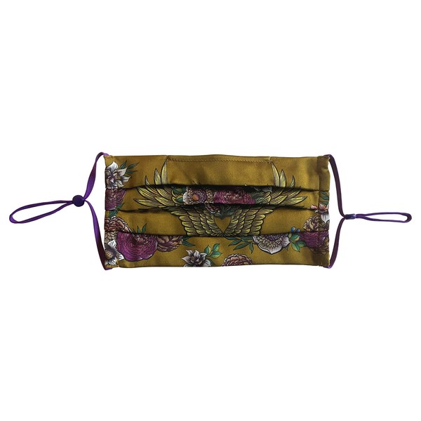 Anuschka Silk Face Masks - Comfortable Double Layer Pleated Design