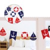 FFangBox,Nautical Banner Party Bunting Beach Hanging Sign for Summer Birthday