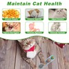 KIMOBER 4 Pack Catnip Ball for Cats,Edible Kitten Chew Toys