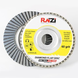 Diamond Flip Grinding Wheel Suitable for Stone, Concrete, Glass and Metal, 115 x 22.23 mm Diamond Blade Disc (#60)