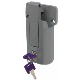 Remoque de carga con cerradura gris 2 llaves POR IGUAL barra de leva de bloqueo de puerta cambar