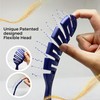 Magic Hair Brush Blue |Professional Flexible Vented Hair Brush For