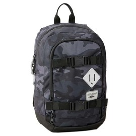 RIP CURL | Posse Small 15L Backpack | Children's School and Leisure Bag | 26 x 38 x 17 cm | Camouflage Print Black/Grey, Black, 26 x 38 x 17 cm