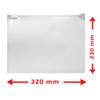 WeltiesSmartTools Gleitverschlussbeutel 60µ 320x230mm Zip Beutel Wiederverschließbar mit praktischem Schieber