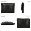 Gusti Austi Vegetable Tanned Laptop Case Leather Black Leather, black