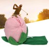 Rose Golf Head Cover Plush Flower Golf Club Headcover Home