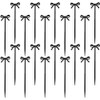 Black Bow Design Cocktail Appetizer Picks, 60 Pieces, 4.01 in