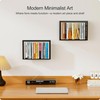 BUTUNITA Floating Book Frame Wall Mount - Invisible Metal Bookshelves