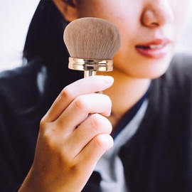 Tanning Brush | 3 Inches Face Makeup Body Tan Brush Large | Wide Head Oval Applicator Legs Back Arms Even Coverage for Foundation, Concealer, Cream, Blush