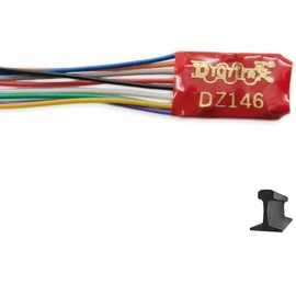Digitrax DZ146 ~ New 2024 ~ Z / N / HO Scale ~ Wired DCC Motor Decoder FX3 LEDs