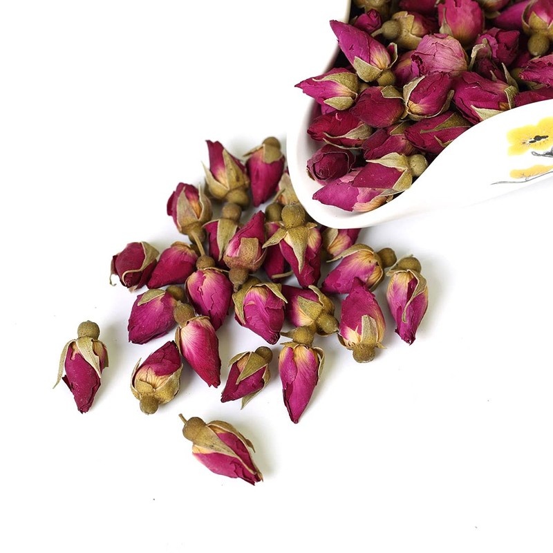 GOARTEA 2Pcs 250g / 17.6oz Natural Red Rose Bud Dried
