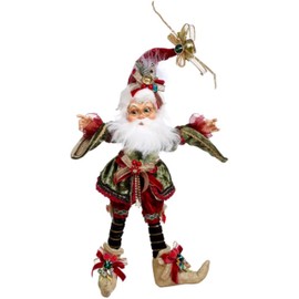 Mark Roberts Christmas 2024 North Pole Holly Jolly Elf, Small - 13 Inches