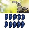 10 PCS Golf Club Head Covers Golf Iron Pole Net