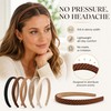 5 Pack Thin Headbands for Women, 0.6 Inch Non Slip