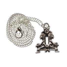 Miniblings Gemini Star Necklace 45 cm Zodiac Horoscope