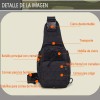 Best Mochila Táctica Militar Multiusos Pechera Cruzada Campismo