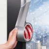 10m Weatherstripping Tape for Doors & Windows - Draft Blocker Weatherstripping Tape - White 5ea