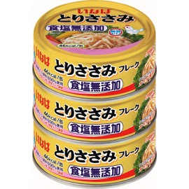 Inaba Foods Inaba Chicken Scissors Flakes, Salt Free, 3 Cans