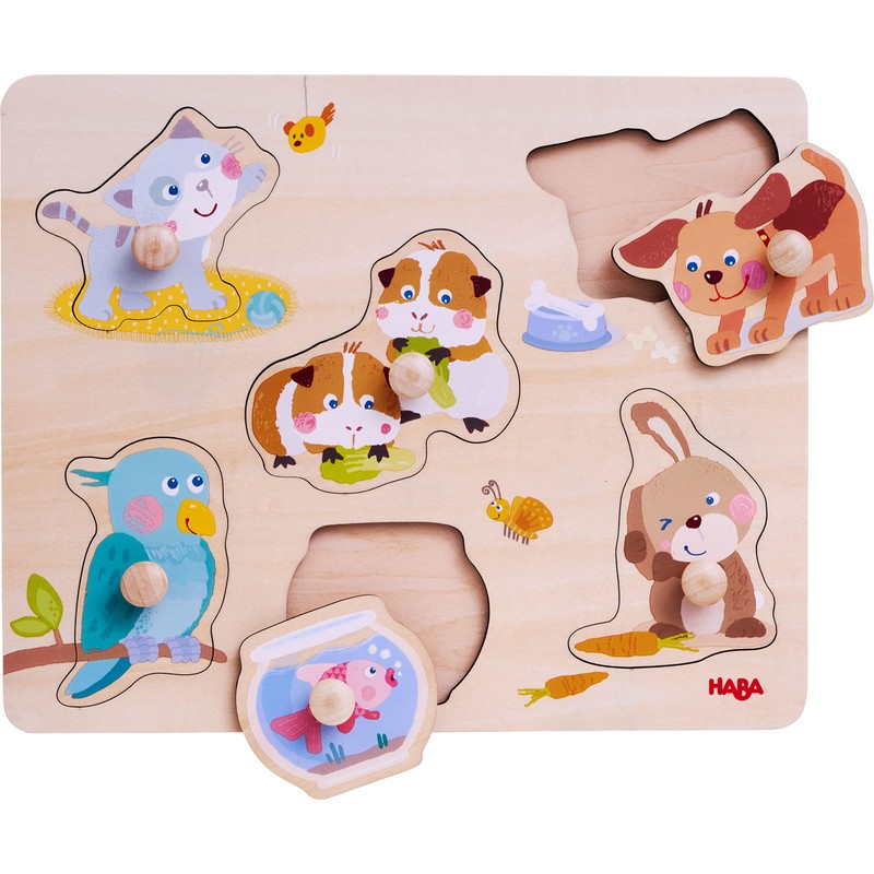HABA 306541 Grasping Puzzle Pets, from 12 Months, Colourful