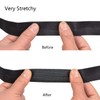 6 Pcs Black Elastic Bands Wig Accessories for Making Wigs