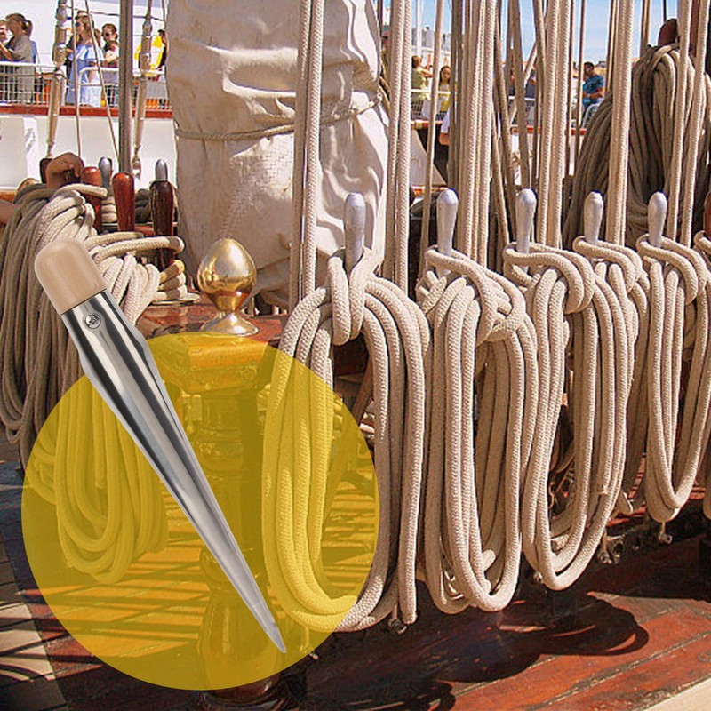 Tissting Marine Rope Splicing Spike, 304 Stainless Steel Marl Spike