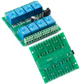 JESSINIE LCUS-8 USB Relay Module 8 Channel with Overcurrent Protection for Home Automation, Serial Control, Intelligent USB Switch