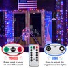 ITICdecor 4th of July Decorations 100 LED Red White and