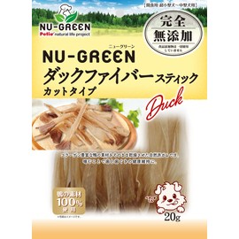 Petio New Green NU-GREEN Completely Additive-Free Duck Fiber Stick, Cut Type, 0.7 oz (20 g)