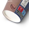 BIOZOYG Printed Paper Cups, Pack of 50, 300 ml /
