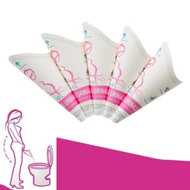 Urinal for Women, Pee Aid for Women, Portable Leak-Proof Women's Urinal Disposable Paper Urination Device Cup for Women Pregnant Old (20 Pieces)