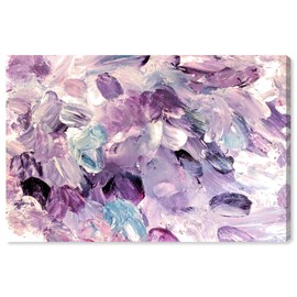 The Oliver Gal Artist Co. Abstract Wall Art Canvas Prints 'Amethyst Gardens' Home Décor, 45" x 30", Purple
