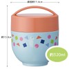 Skater LDNC6AG-A Antibacterial Insulated Lunch Box, Bowl Shape, Lunch Jar,