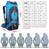 Evotopf Waterproof Backpack Rain Cover with Adjustable Anti Slip Buckle